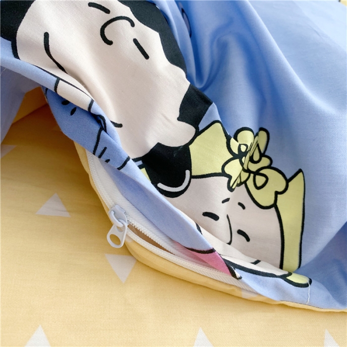 91家纺网 家纺一手货源 找家纺 时年家纺 2019新款全棉小可爱系列四件套 床单款 小伙伴