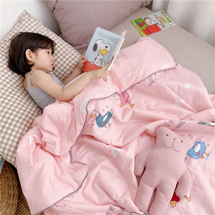 91家纺网 家纺一手货源 找家纺 （总）时年家纺 2019新款全棉羽丝卡通夏被