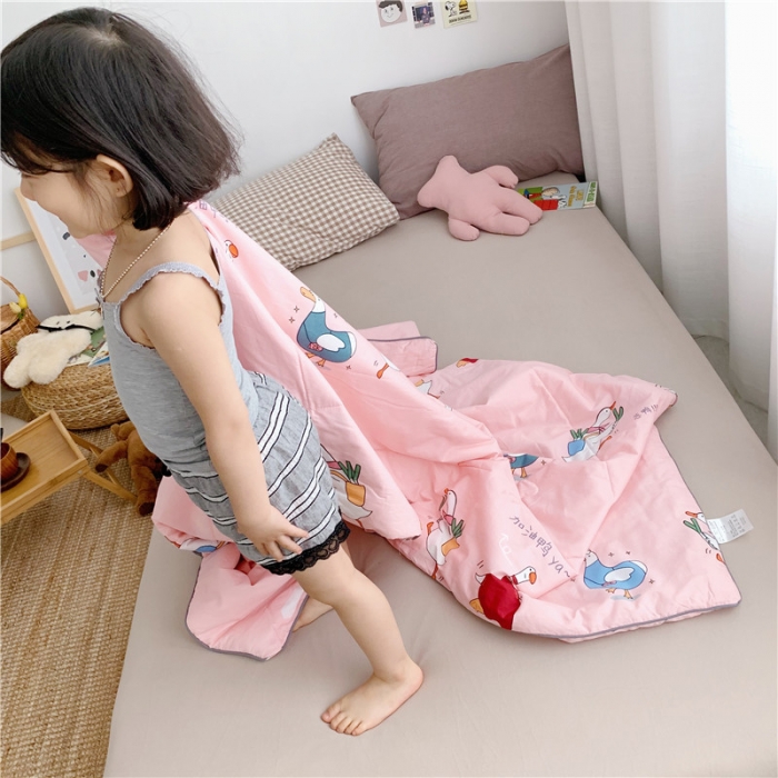 91家纺网 家纺一手货源 找家纺 （总）时年家纺 2019新款全棉羽丝卡通夏被