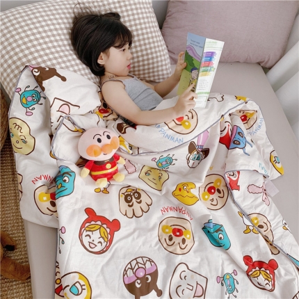 91家纺网 家纺一手货源 找家纺 时年家纺 2019新款全棉羽丝卡通夏被 面包超人