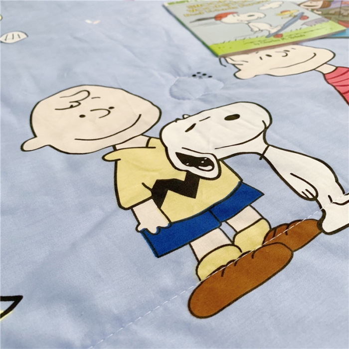 91家纺网 家纺一手货源 找家纺 时年家纺 2019新款全棉羽丝卡通夏被 小伙伴