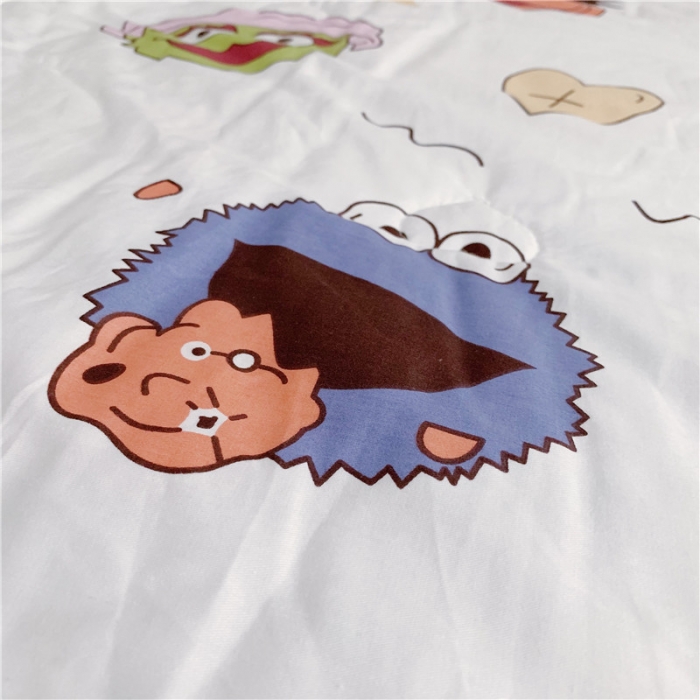 91家纺网 家纺一手货源 找家纺 时年家纺 2019新款全棉羽丝卡通夏被 芝麻宝贝