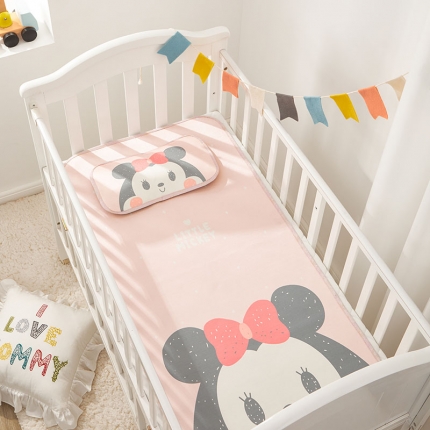 时年冰露丝婴童席60*120+枕套送荞麦枕头棚拍mini女孩