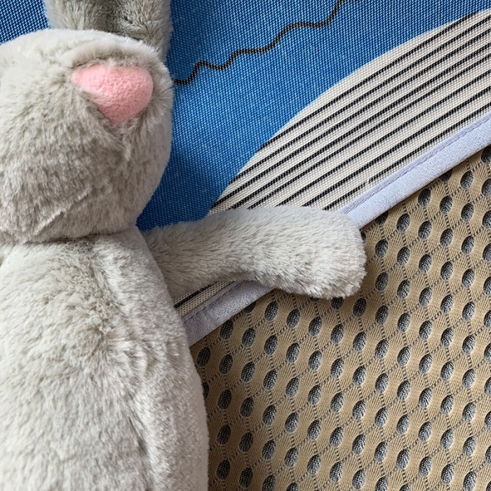 91家纺网 家纺一手货源 找家纺 时年 冰露丝婴童席60*120+枕套（送荞麦枕头）实拍小鲸鱼