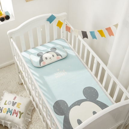 时年冰露丝婴童席60*120+枕套送荞麦枕头棚拍miki男孩