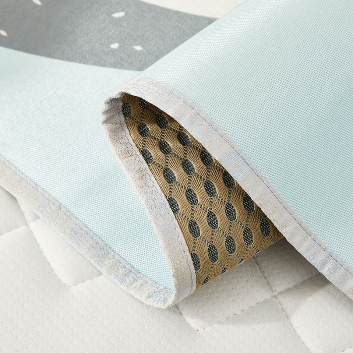 91家纺网 家纺一手货源 找家纺 （总）时年 冰露丝婴童席60*120+枕套（送荞麦枕头）棚拍