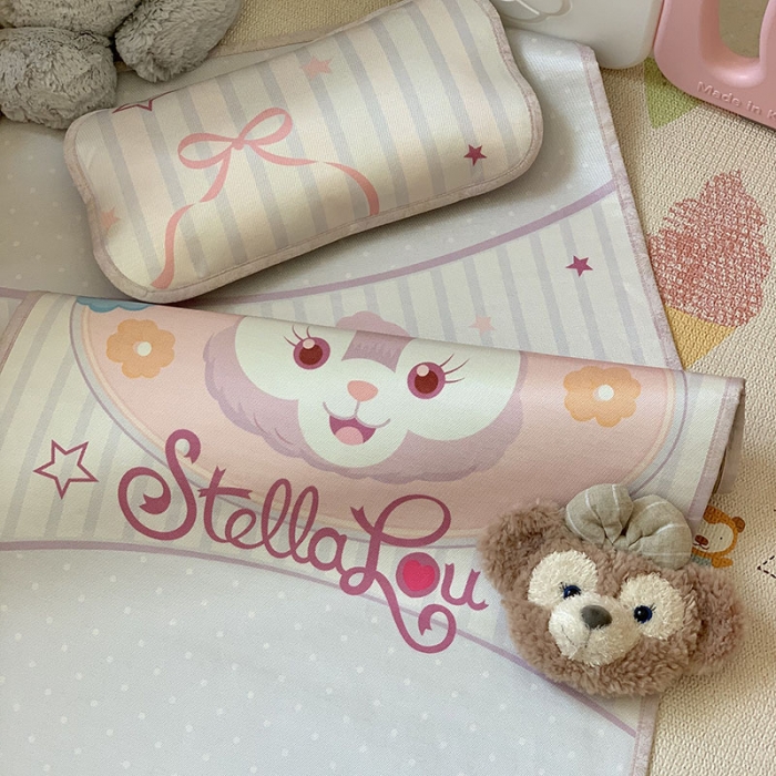 91家纺网 家纺一手货源 找家纺 （总）时年 冰露丝婴童席60*120+枕套（送荞麦枕头）实拍