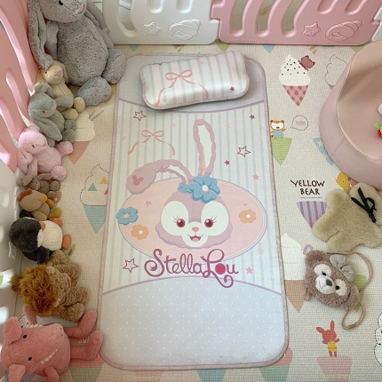 时年 冰露丝婴童席60*120+枕套（送荞麦枕头）实拍可爱兔