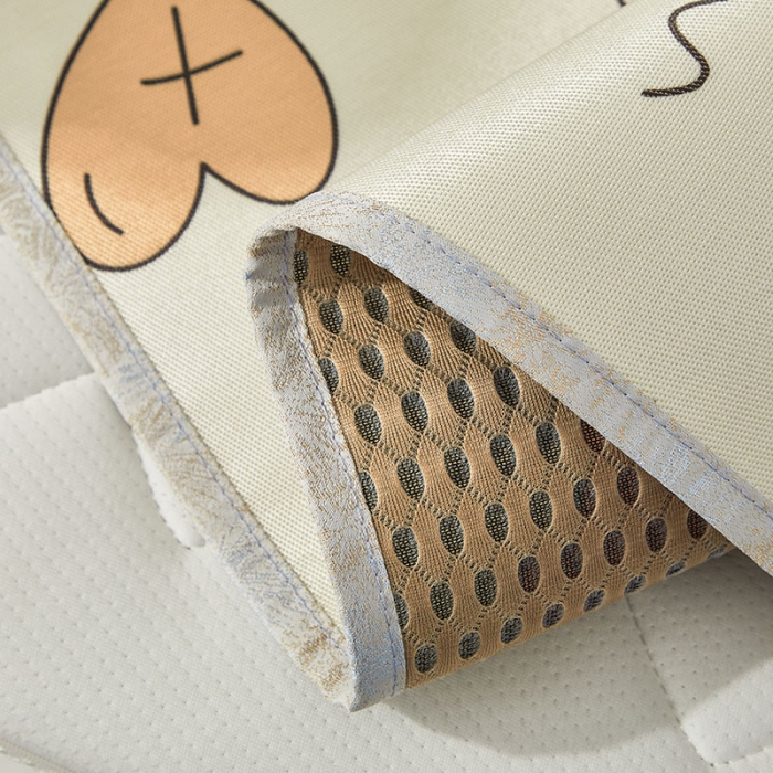 91家纺网 家纺一手货源 找家纺 时年冰露丝婴童席60*120+枕套（送荞麦枕头）棚拍芝麻宝贝