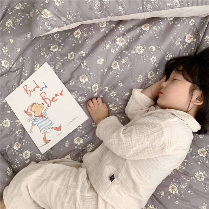 91家纺网 家纺一手货源 找家纺 时年 2019全棉小可爱四件套 暗香