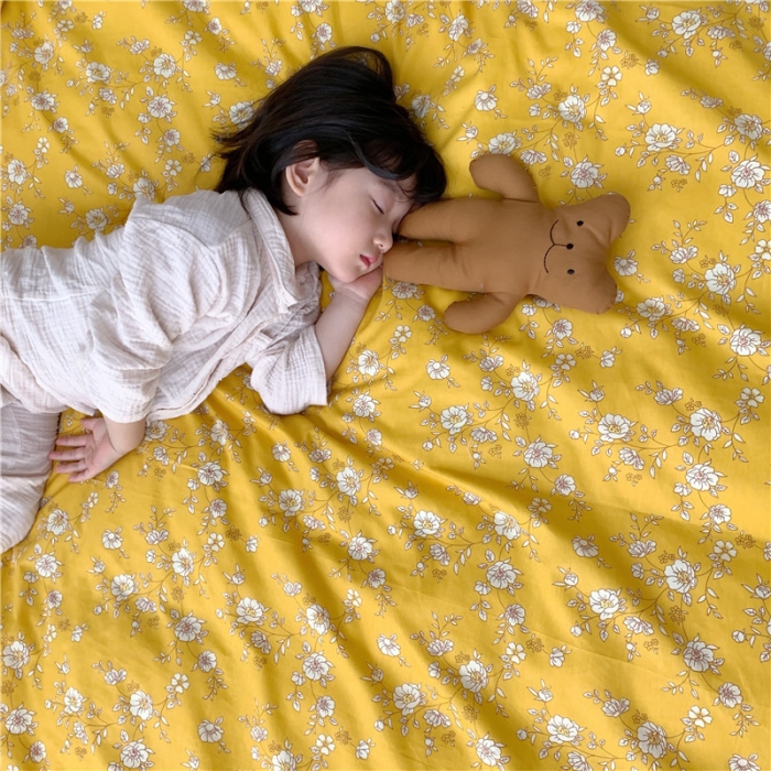 91家纺网 家纺一手货源 找家纺 时年 2019全棉小可爱四件套 明媚