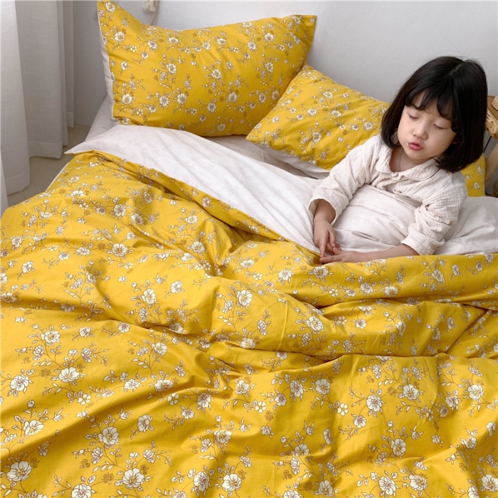 91家纺网 家纺一手货源 找家纺 时年 2019全棉小可爱四件套 明媚