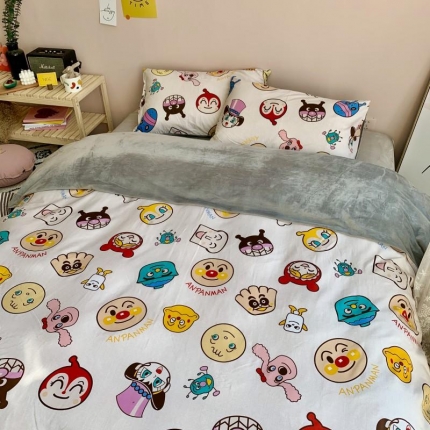 91家纺网 家纺一手货源 找家纺 （总）时年 2019棉加绒系列三四件套床笠款