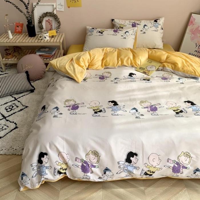 91家纺网 家纺一手货源 找家纺 时年 2019棉加绒系列三四件套 滑雪橇