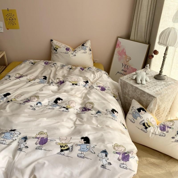 91家纺网 家纺一手货源 找家纺 时年 2019棉加绒系列三四件套 滑雪橇