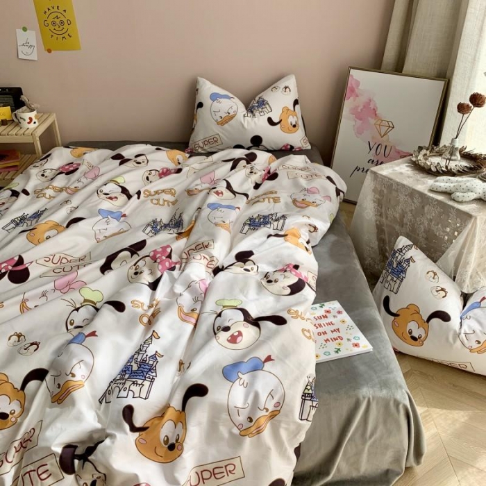 91家纺网 家纺一手货源 找家纺 时年 2019棉加绒系列三四件套 可爱多