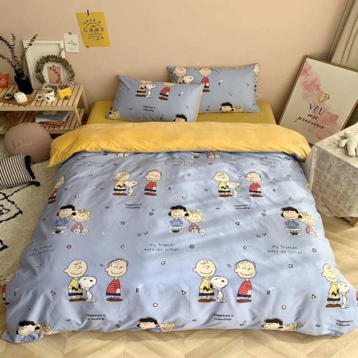 91家纺网 家纺一手货源 找家纺 时年 2019棉加绒系列三四件套 小伙伴