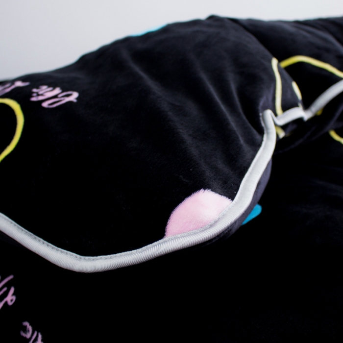 91家纺网 家纺一手货源 找家纺 顾里家纺 加厚保暖牛奶绒套件 chic笑脸