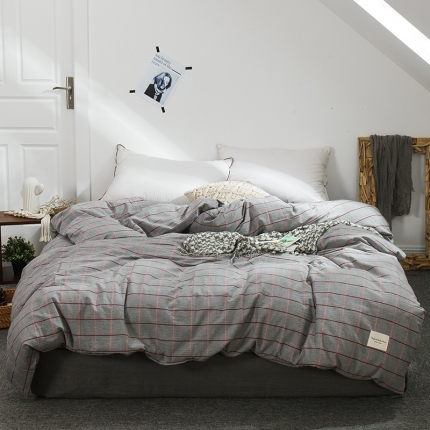 91家纺网 家纺一手货源 找家纺 （总）凯磊家纺 2019.色织水洗棉单被套