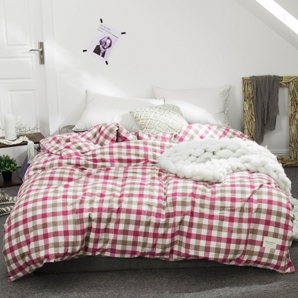 91家纺网 家纺一手货源 找家纺 （总）凯磊家纺 2019.色织水洗棉单被套