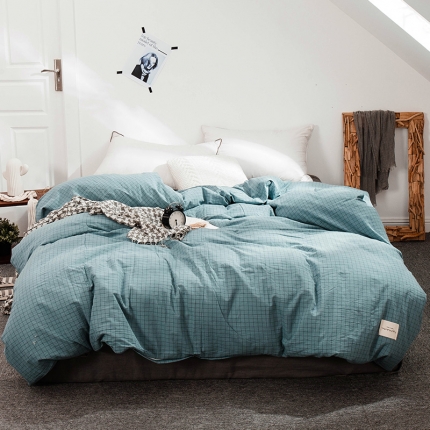 91家纺网 家纺一手货源 找家纺 （总）凯磊家纺 2019.色织水洗棉单被套