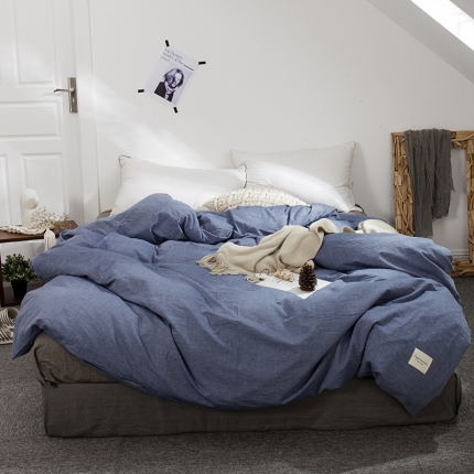 91家纺网 家纺一手货源 找家纺 （总）凯磊家纺 2019.色织水洗棉单被套