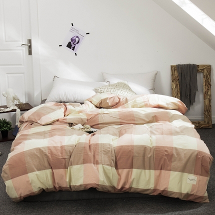 91家纺网 家纺一手货源 找家纺 （总）凯磊家纺 2019.色织水洗棉单被套