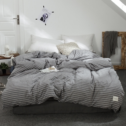 91家纺网 家纺一手货源 找家纺 （总）凯磊家纺 2019.色织水洗棉单被套