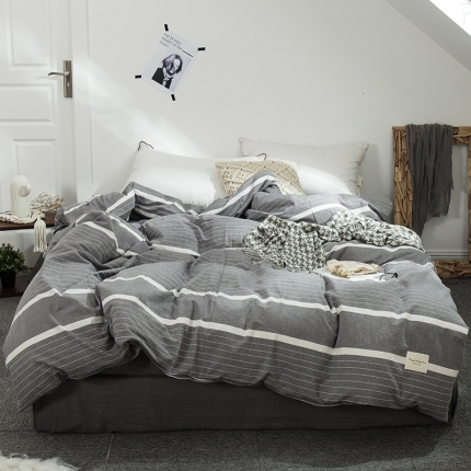 91家纺网 家纺一手货源 找家纺 （总）凯磊家纺 2019.色织水洗棉单被套