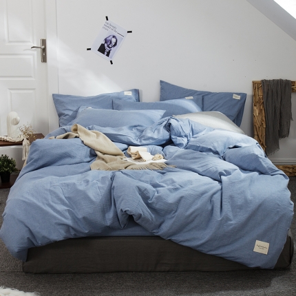 91家纺网 家纺一手货源 找家纺 （总）凯磊家纺 2019新款.色织水洗棉四件套