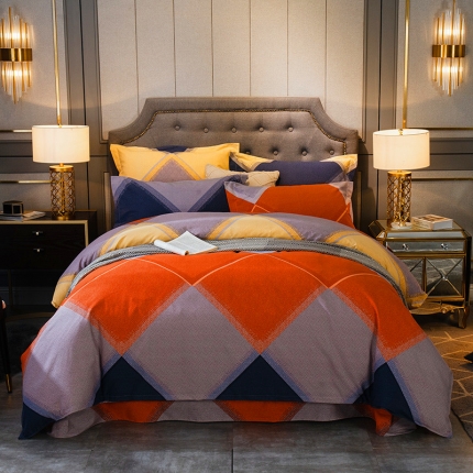 91家纺网 家纺一手货源 找家纺 （总）凯磊家纺 2019新款.加厚磨毛四件套