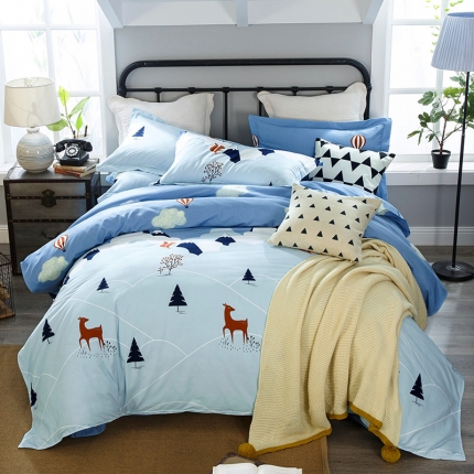 91家纺网 家纺一手货源 找家纺 （总）凯磊家纺 2019新款.加厚磨毛四件套