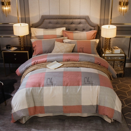 91家纺网 家纺一手货源 找家纺 （总）凯磊家纺 2019新款.加厚磨毛四件套