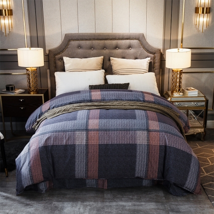 91家纺网 家纺一手货源 找家纺 （总) 凯磊家纺 2019新款.加厚磨毛单品被套