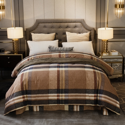 91家纺网 家纺一手货源 找家纺 （总) 凯磊家纺 2019新款.加厚磨毛单品被套