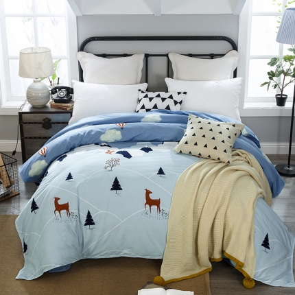 91家纺网 家纺一手货源 找家纺 （总) 凯磊家纺 2019新款.加厚磨毛单品被套