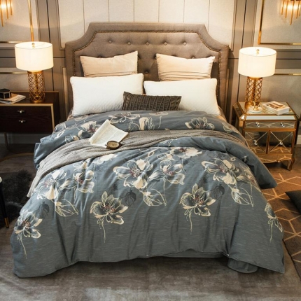 91家纺网 家纺一手货源 找家纺 （总) 凯磊家纺 2019新款.加厚磨毛单品被套