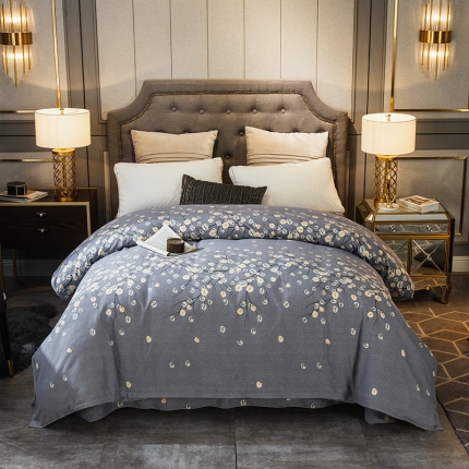 91家纺网 家纺一手货源 找家纺 （总) 凯磊家纺 2019新款.加厚磨毛单品被套