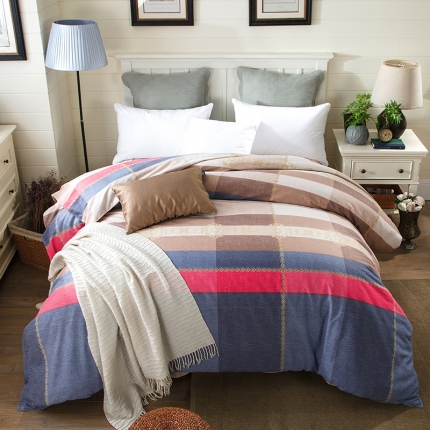 91家纺网 家纺一手货源 找家纺 （总) 凯磊家纺 2019新款.加厚磨毛单品被套