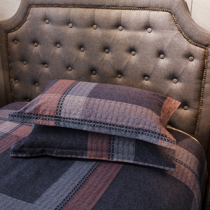 91家纺网 家纺一手货源 找家纺 （总）凯磊家纺 2019新款.加厚磨毛一对枕套48*74