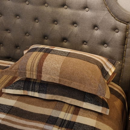 91家纺网 家纺一手货源 找家纺 （总）凯磊家纺 2019新款.加厚磨毛一对枕套48*74