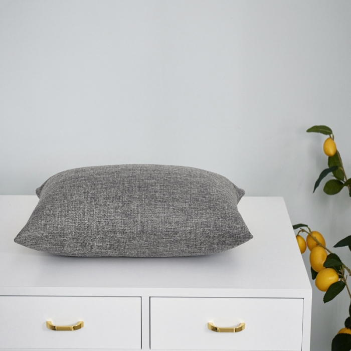 91家纺网 家纺一手货源 找家纺 （总）李帅家居 纯色抱枕亚麻风格靠垫沙发腰靠棉麻抱枕方枕头