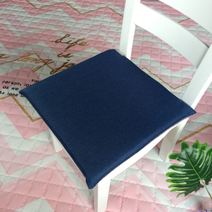 91家纺网 家纺一手货源 找家纺 （总）李帅家硬质棉坐垫加工定制亚麻坐垫订做logo防滑椅子垫