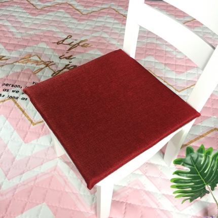 91家纺网 家纺一手货源 找家纺 （总）李帅家硬质棉坐垫加工定制亚麻坐垫订做logo防滑椅子垫