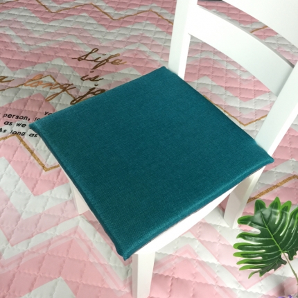 91家纺网 家纺一手货源 找家纺 （总）李帅家硬质棉坐垫加工定制亚麻坐垫订做logo防滑椅子垫