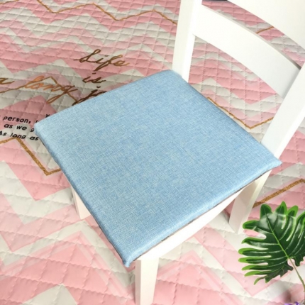 91家纺网 家纺一手货源 找家纺 （总）李帅家硬质棉坐垫加工定制亚麻坐垫订做logo防滑椅子垫