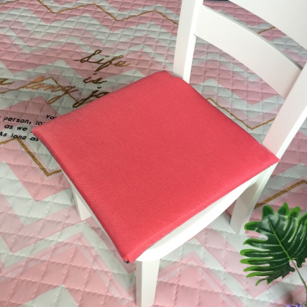 91家纺网 家纺一手货源 找家纺 （总）李帅家硬质棉坐垫加工定制亚麻坐垫订做logo防滑椅子垫