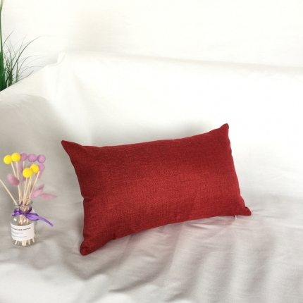 91家纺网 家纺一手货源 找家纺 （总）李帅家居 纯色棉麻风腰枕抱枕汽车腰靠沙发靠背圆柱枕芯