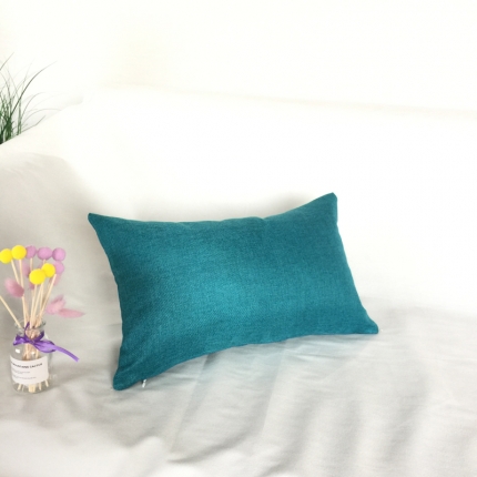 91家纺网 家纺一手货源 找家纺 （总）李帅家居 纯色棉麻风腰枕抱枕汽车腰靠沙发靠背圆柱枕芯