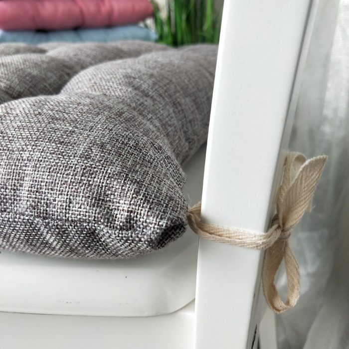 91家纺网 家纺一手货源 找家纺 （总）亚麻座垫钉针坐垫棉麻馒头垫椅子垫蒲团垫 实木沙发垫